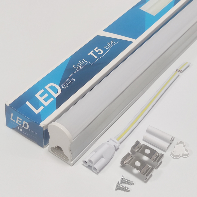 Best price T5 Aluminium PC material high lumen led work lighting fixture led integrated tube light LED linear light