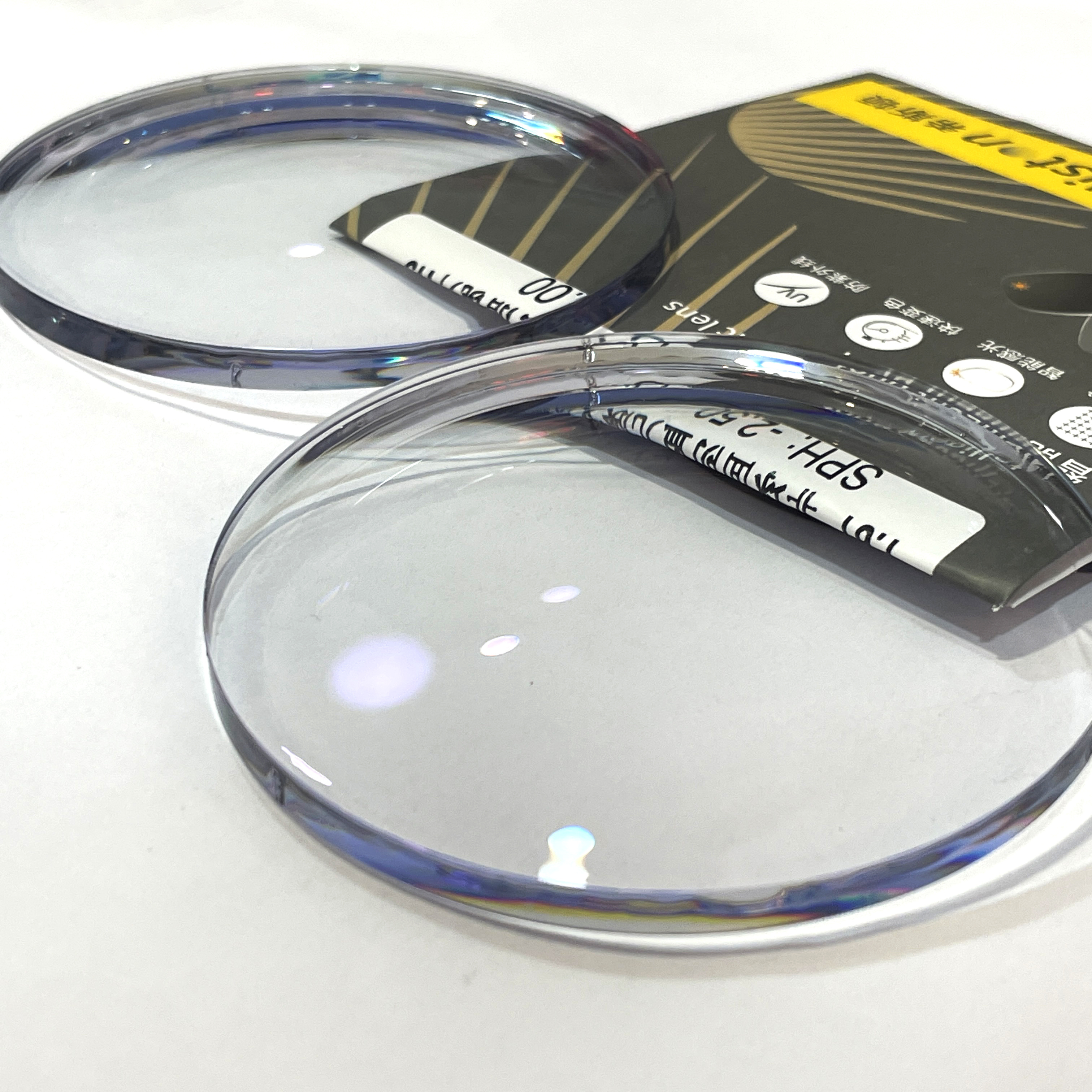 danyang 1.61 HMC blue cut photochromic optical lens photo grey prescription glasses optical lenses