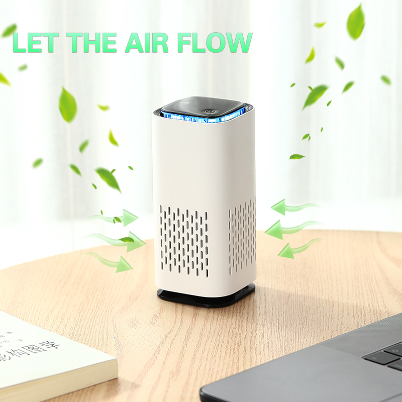 A1 Mini Desktop Car Air Purifier Portable USB Auto Air Fresh Purifier Cubic Oxygen Purifier for Household Use