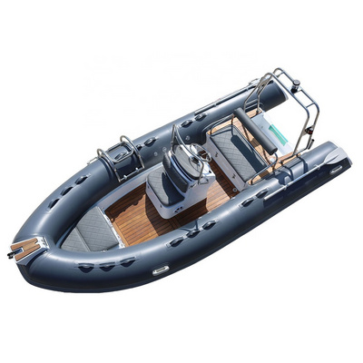 16 feet hypalon boat aluminum semi-rigid inflatable rib boat 480