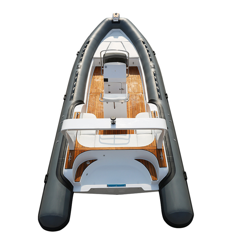 Haohai Cabin Cruiser Rigid Passenger Used new Hovercraft Canoe Barche Rigide Gonflable Ponton Pedal Patrol Inflatable Boat