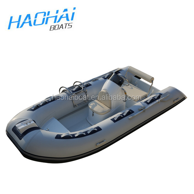 3.9m 5 people rib hypalon Kayak Speed Vessel Luxury Fiberglass Displayracks Pontoon rib boat with cabin