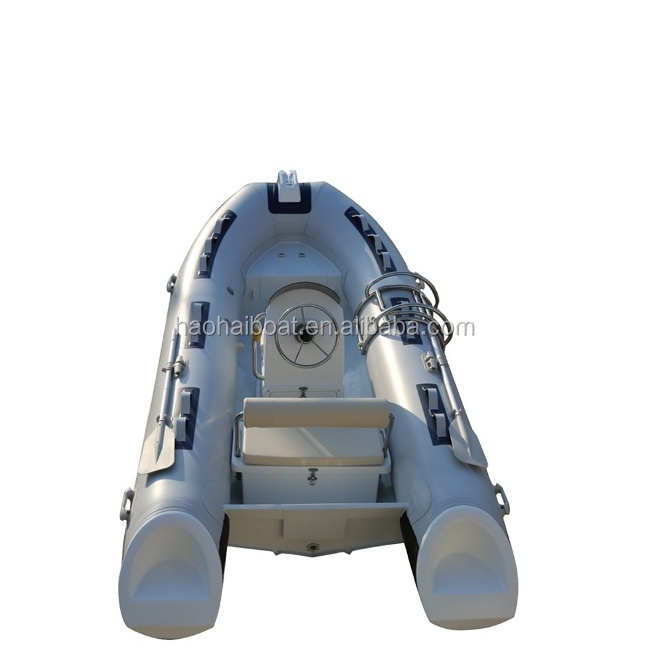 3.9m 5 people rib hypalon Kayak Speed Vessel Luxury Fiberglass Displayracks Pontoon rib boat with cabin