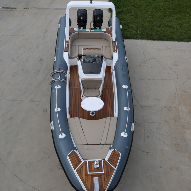 High quality luxury rib boat RIB760 25ft with Outboard motor for sale