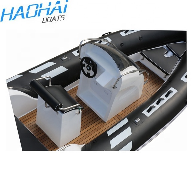 New Design Hypalon RIB 580 Luxury Yacht Super Fiberglass Inflatable Used Fishing Sport Boat for Sale