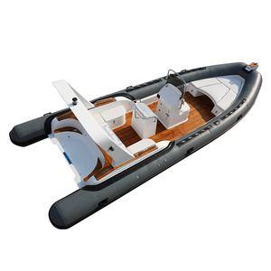 Haohai Cabin Cruiser Rigid Passenger Used new Hovercraft Canoe Barche Rigide Gonflable Ponton Pedal Patrol Inflatable Boat