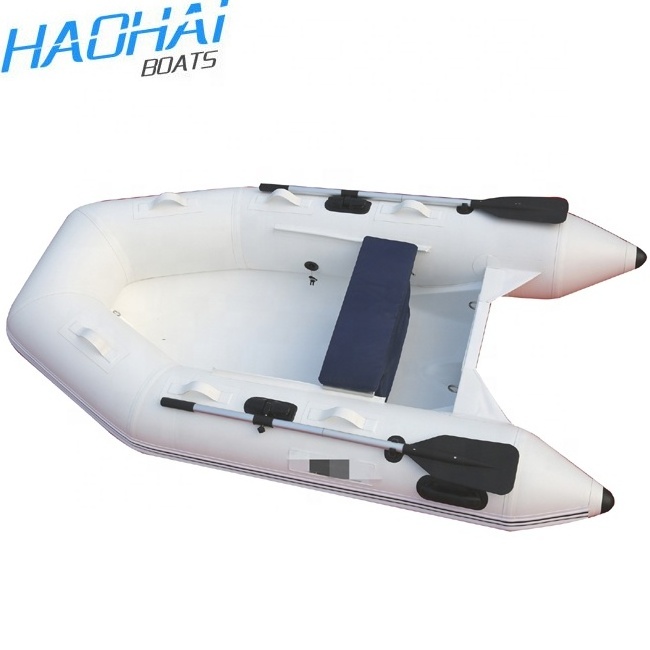 2.5m China Boat HAOHAI Mini RIB Boat for Children Speed Vessel Luxury Fiberglass  Pontoon Ra Inflatable Rowing rib Boats