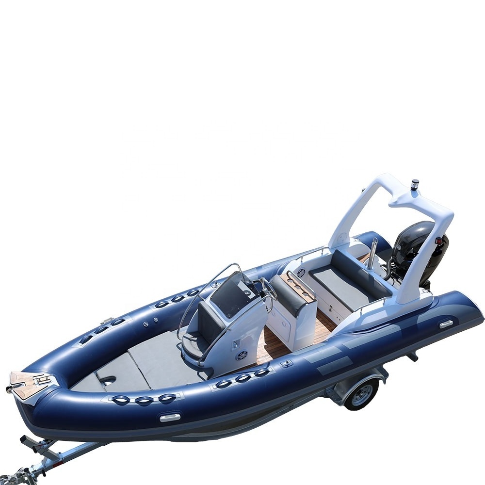 19ft Speed Hypalon RIB 580 Inflatable Rib Boat China Water Sports or Fishing or Fiberglass Customized RIB580B