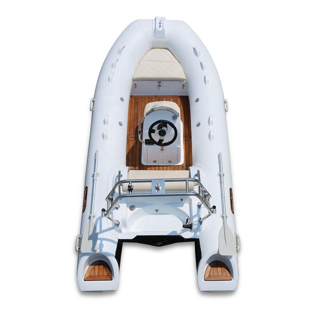 Small Center Console PVC Semi Rigid Inflatable Boat Rib 390C  hypalon boat