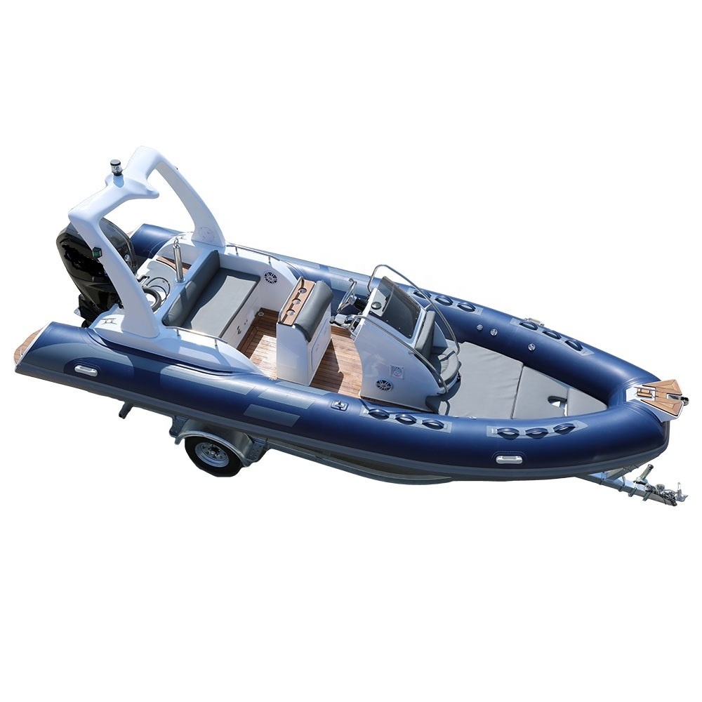 19ft Speed Hypalon RIB 580 Inflatable Rib Boat China Water Sports or Fishing or Fiberglass Customized RIB580B