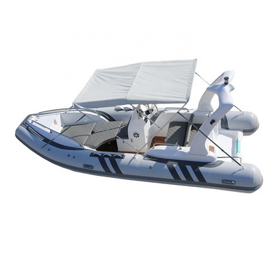 5.8m outboard inflatable boat console rib boat SPORT RIB580C house boat