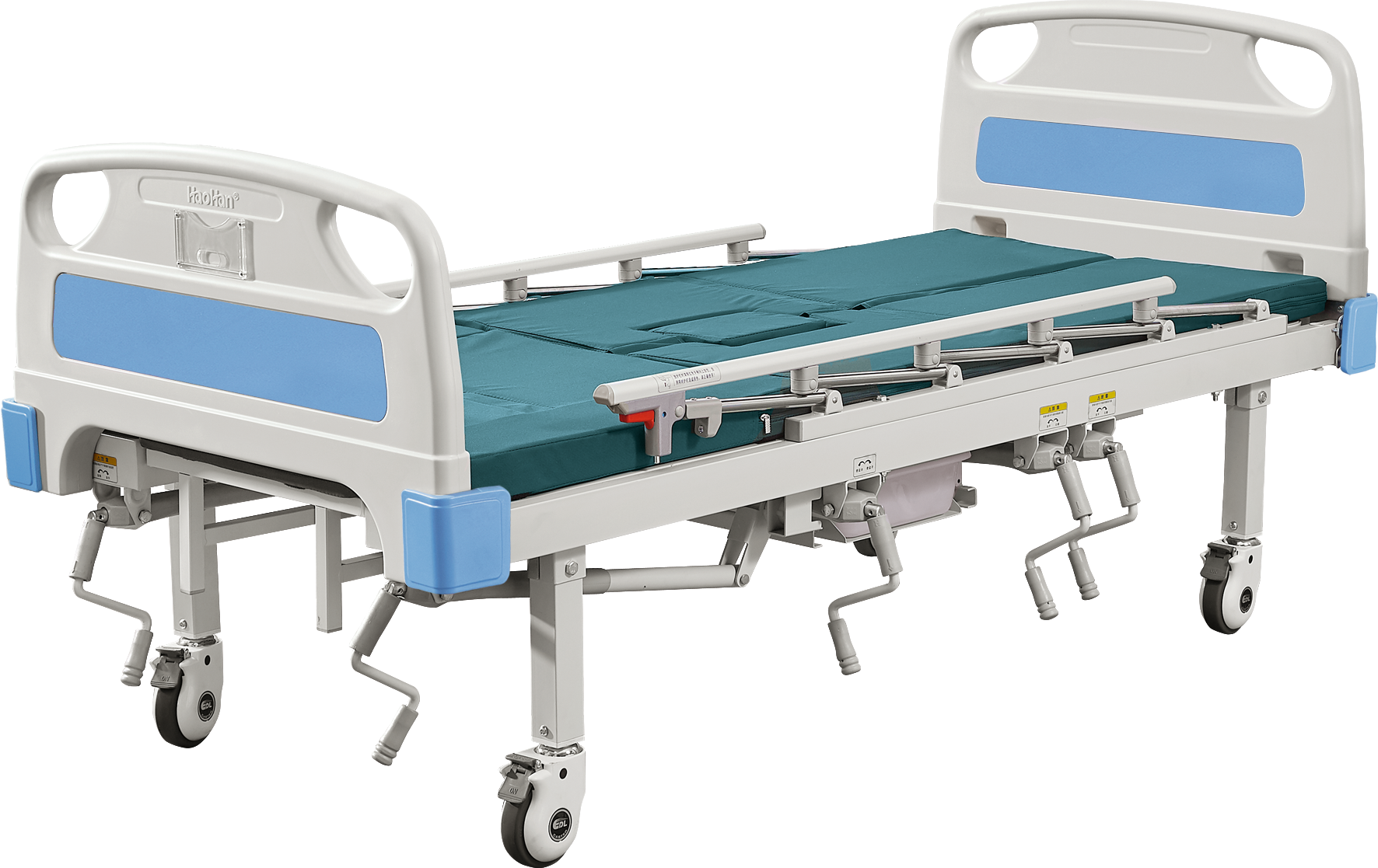 HH/BC-F-5-G-043 manual adjustable elderly home nursing medical hospital wheelchair cum bed with toilet