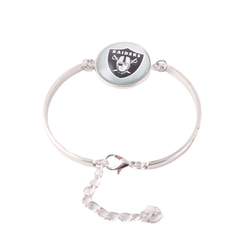 Wholesale Custom Logo 32 Us Nfl Football Team Bracelets Adjustable Alloy Nfl Charms Bangle