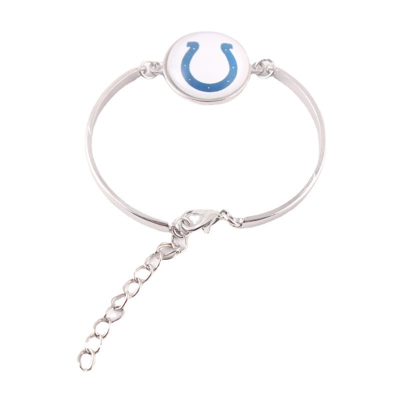 Wholesale Custom Logo 32 Us Nfl Football Team Bracelets Adjustable Alloy Nfl Charms Bangle