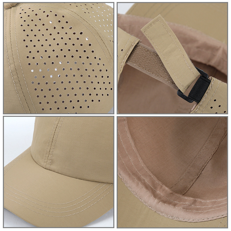 FF1521 Summer Lightweight Mesh Outdoor Sports Cap Sun Protection Quick Dry Running Hat Mesh Baseball Cap