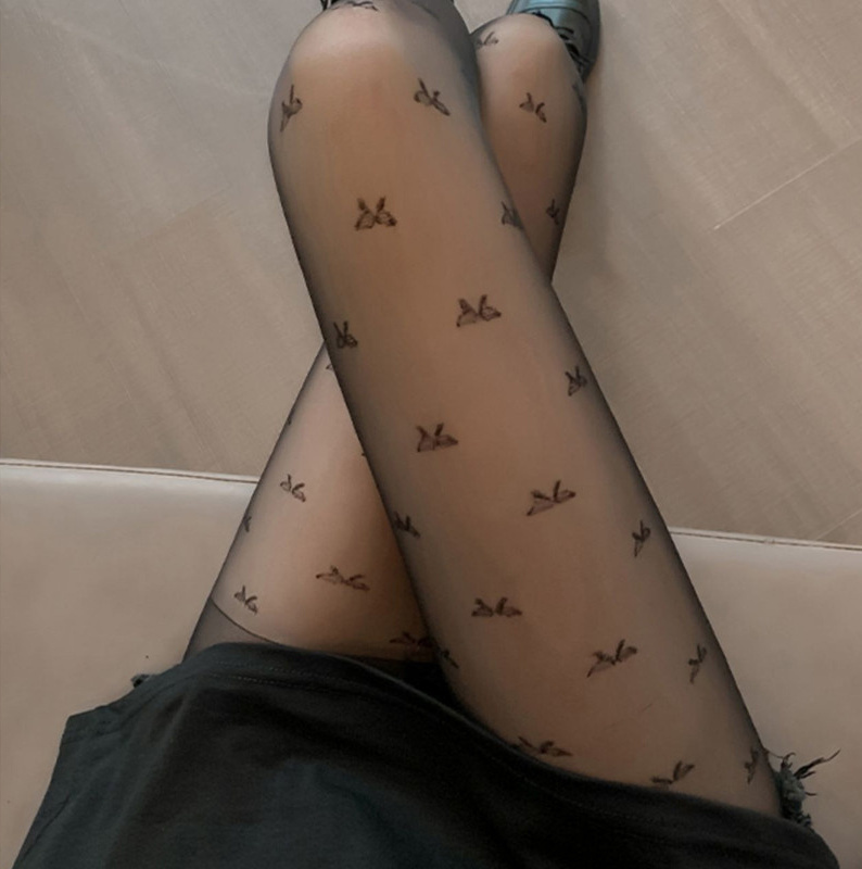 WXL157 Grid Sexy Women High Waist Stocking Fishnet Club Tights Pantyhose Summer Thin Black Mesh Silk Socks