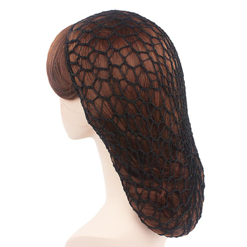 Syh42 Wholesale Unisex Polyester Hair Night Sleep Hat Hair Crocchet Net Cap Summer Head Covers Solid Wig Cap Turban Bonnet