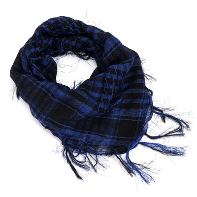 E520 Winter Warm Arab Shemagh Keffiyeh Scarves Shawls Black And White Plaid Square Wrap Towel Grid Scarf For Man Women