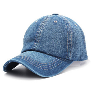 D1058 Women Men Baseball Caps Denim Jeans Snapback Casual Visor Hat