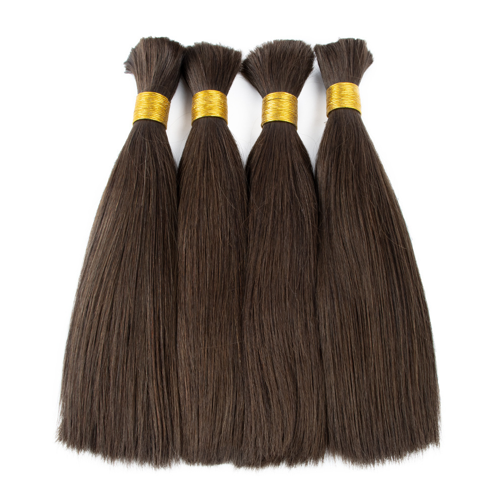 Wholesale Human Braiding Hair Bulk No Weft Cuticle Aligned Hair Bulk Human Hair For Braiding