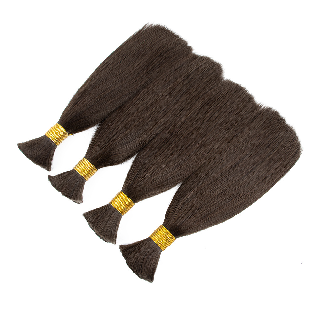 Wholesale Human Braiding Hair Bulk No Weft Cuticle Aligned Hair Bulk Human Hair For Braiding