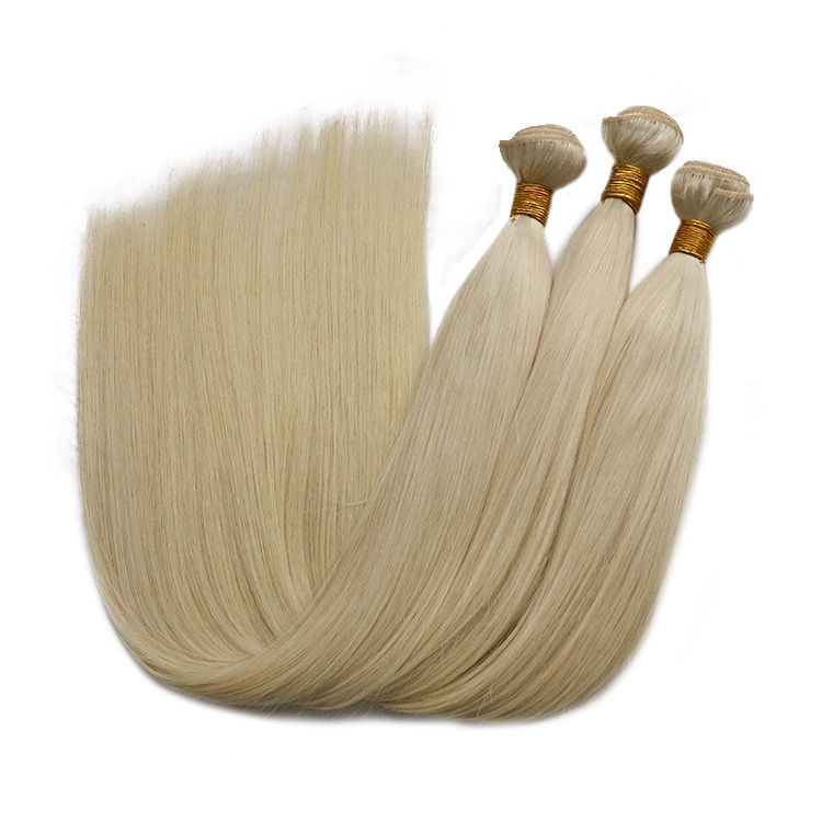 Wholesale Raw Russian Blonde Cuticle Aligned Virgin Hair 613 Hair Bundle