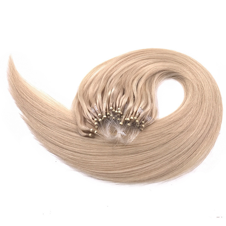 Hot Products Remy Kinky Micro Loop Human Hair Micro Links Hair Extensions