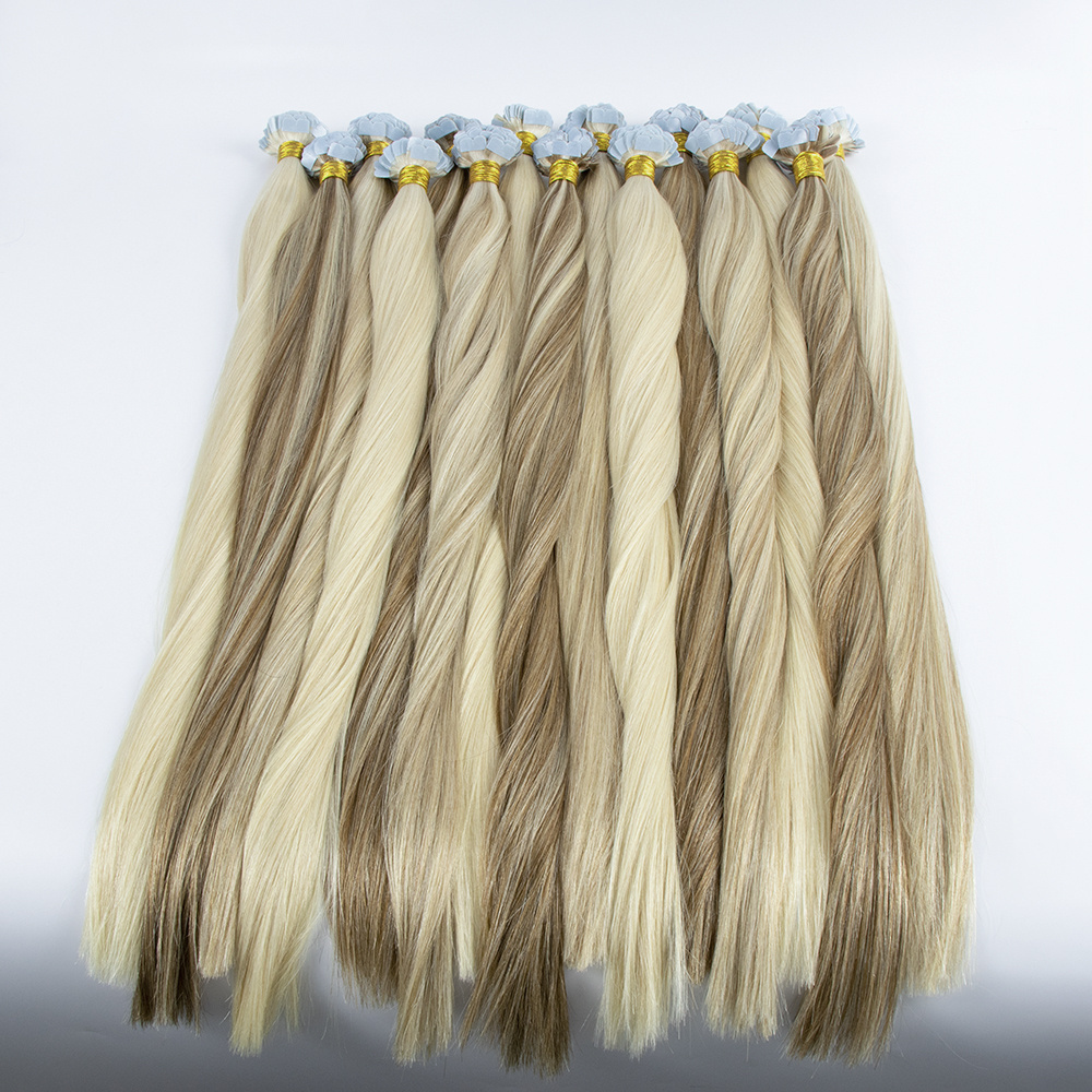 Hot Sale 12A Russian Double Drawn Blond Tape Ins Raw Virgin 100% Natural Tape In Human Hair Extension