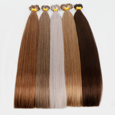 Russian Micro Nano Tip Double Drawn Virgin Remy Nano Ring Human Hair Extensions