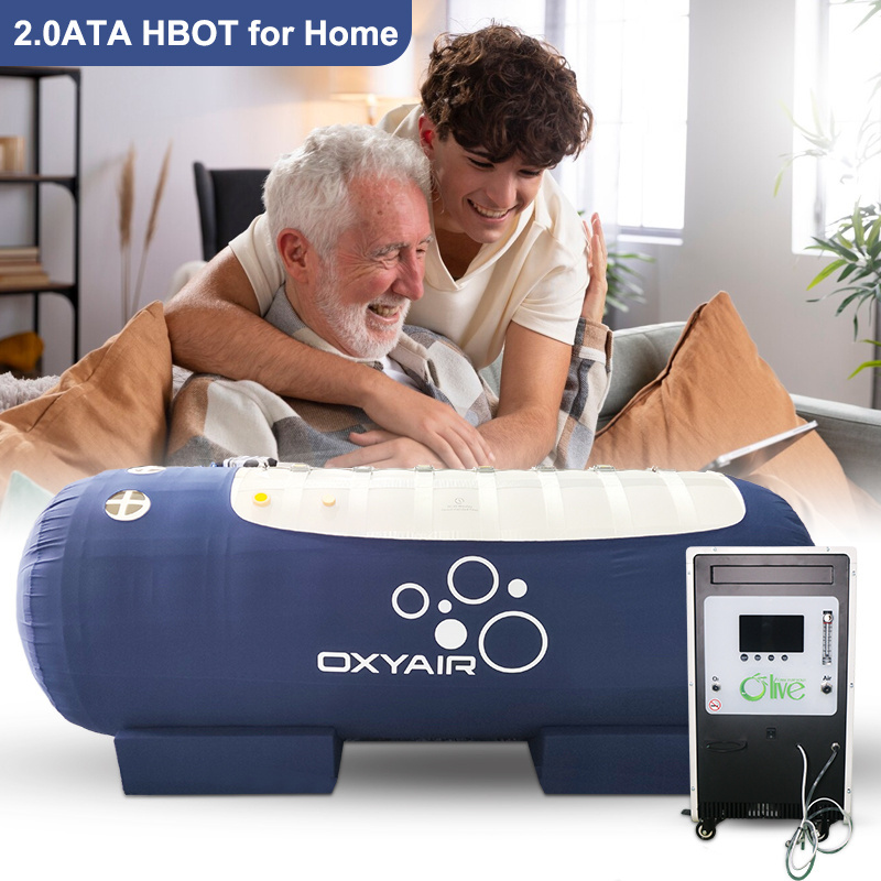 OXYAIR Hbot Home Portable Camara Hiperbaricas 2 Ata Hyperbaric-Oxygen-Chamber 2.0 Ata Soft Shell Hyperbaric Oxygen Chamber