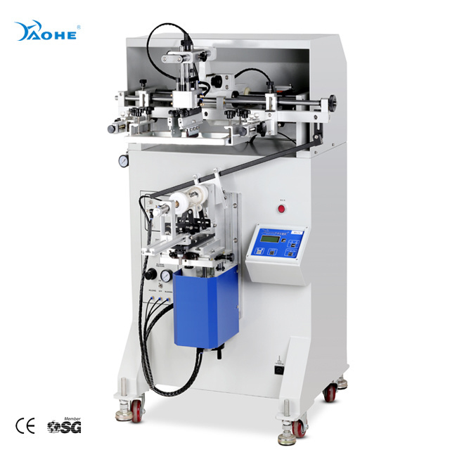 Semi Automatic Bottle Silk Screen Printing Machine / Screen Printing Machine for Bottles