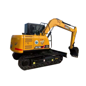 Newest Model Cheap Price 5T Mini Heavy Duty Digger Used China Sany SY75C Crawler Excavator For Sale