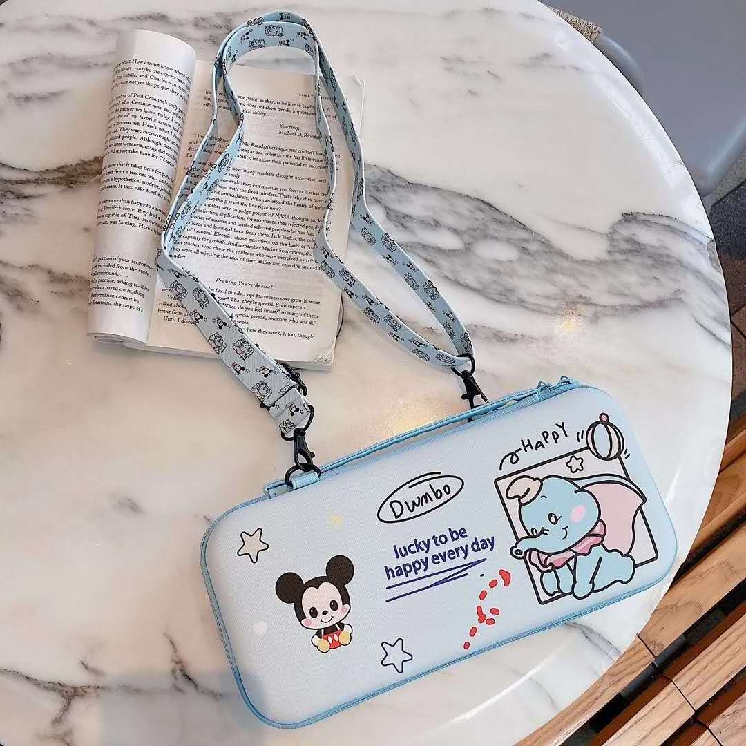 Cartoons Carrying Case Travel Protective Shell Cover vs Lanyard for Nintendo Switch Lite Console Switch Mini Accessories