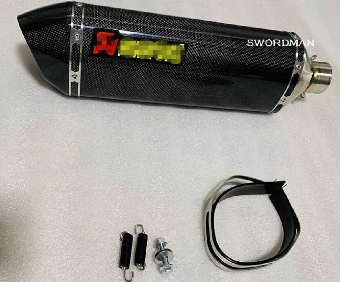 Customized carbon fiber Akrapovic muffler  for motorcycle parts