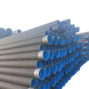 DN100 200 300 400 500 600 800 HDPE double wall corrugated PVC UHMWPE  pipe