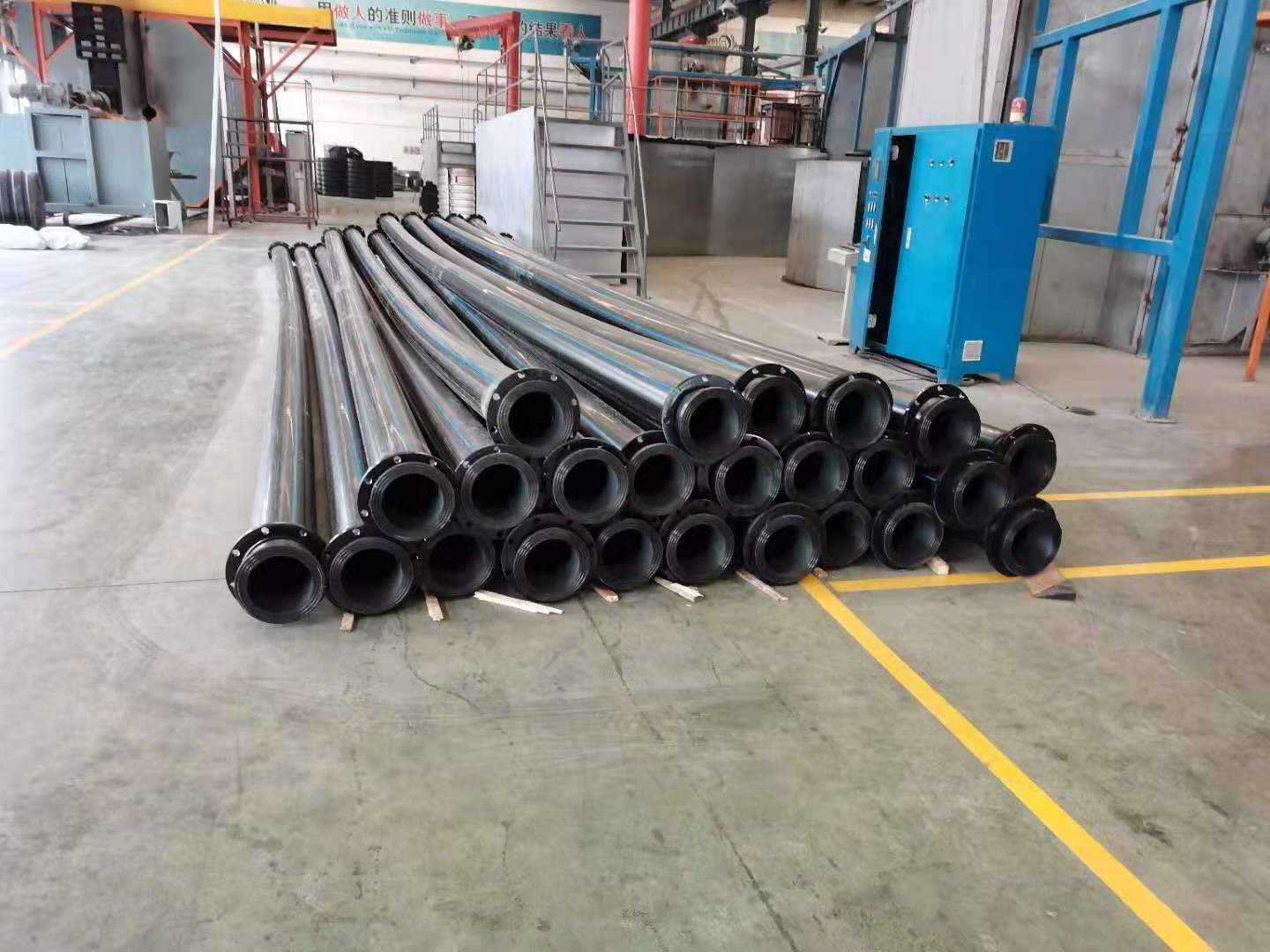 8inch PE100 HDPE UHMWPE pipe for water supply dredging and mine tailing