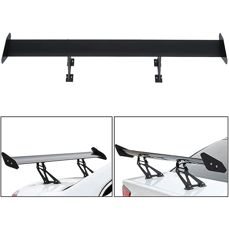 OEM car tail wing 43'' Aluminum GT Spoiler Sedan Hatch Rear Trunk Universal Wing Racng Rear Wing Spoiler Universal