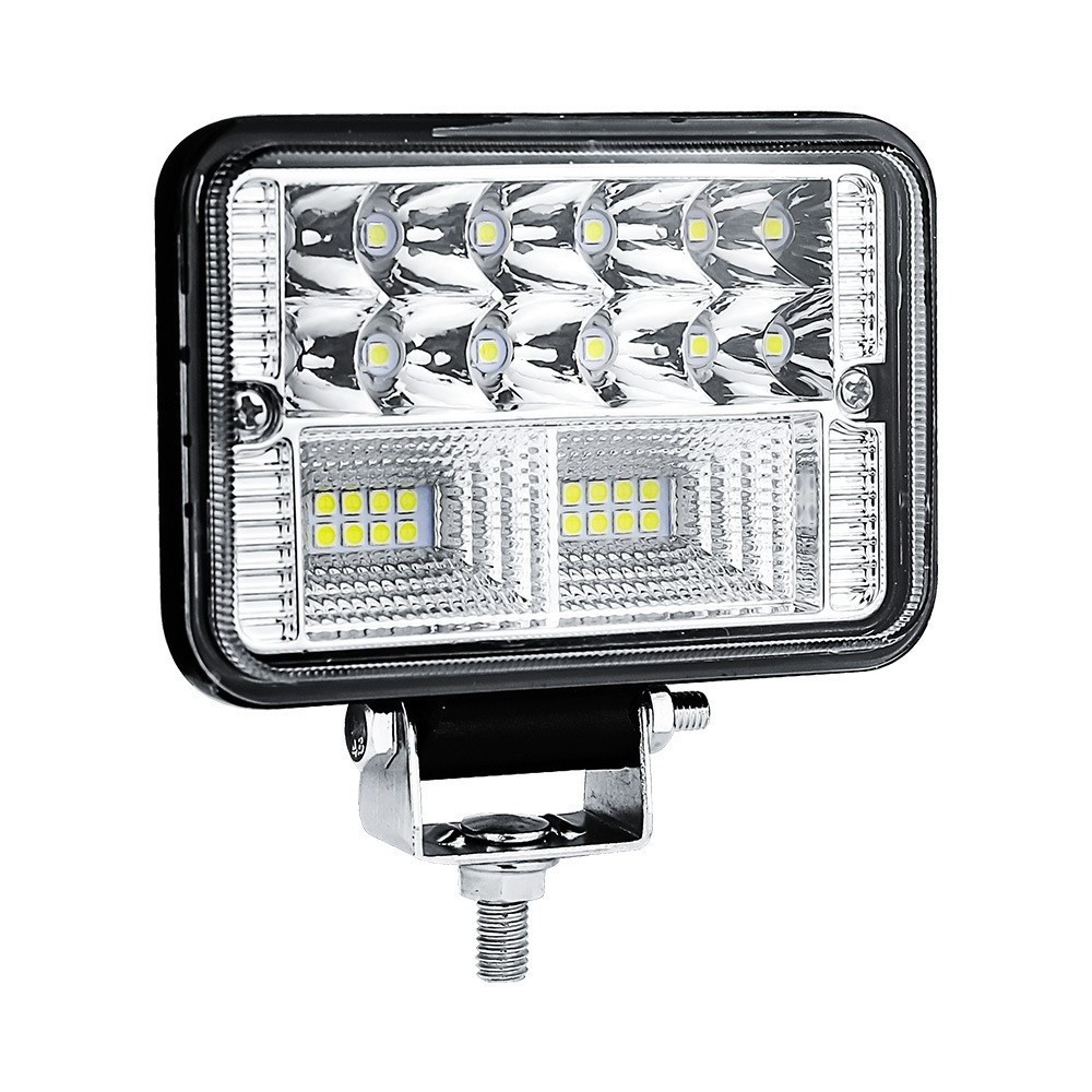 OEM C0047 Car 26 LED Work Light 4'' Large Field Truck Boat Off-road Front Headlights 78W Square car LED light bar / work light