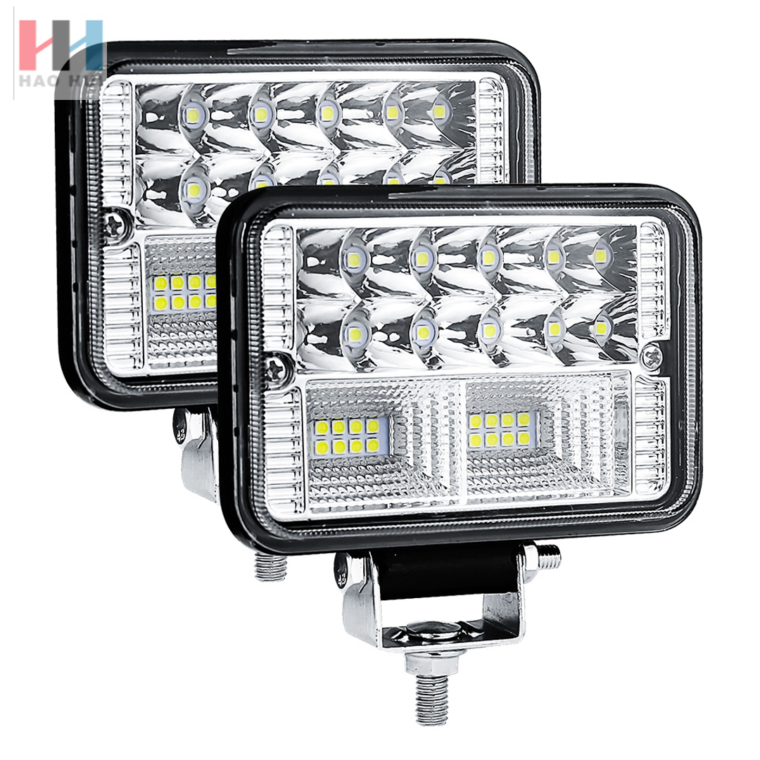 OEM C0047 Car 26 LED Work Light 4'' Large Field Truck Boat Off-road Front Headlights 78W Square car LED light bar / work light