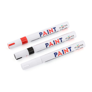 C0397 1 Piece Car Paint Pen Waterproof Car Wheel Tire Oily Painting Marker Pen Auto Rubber Tyre Tread Cd Metal Permanent Paint