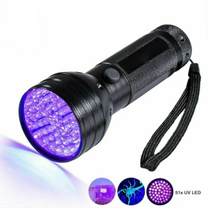 S0066 Purple Light Pet Urine 51 Led UV Detector Flash Light 395nm Led UV Ultraviolet Blacklight Flashlight