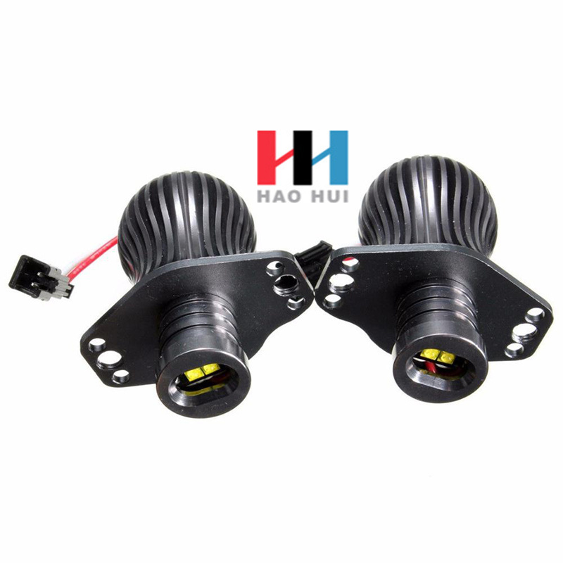 2pcs 20W LED Angel Eyes Halo Ring Headlight Lamp Xenon White For BMW E90 E91