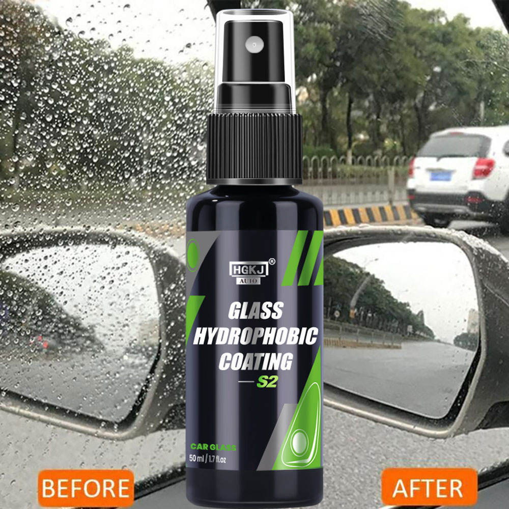 OEM HGKJ S2 Glass Long Lasting Ceramic Windshield Nano Hydrophobic Protection Coating Safe Driving Clear Vision Car Accessories