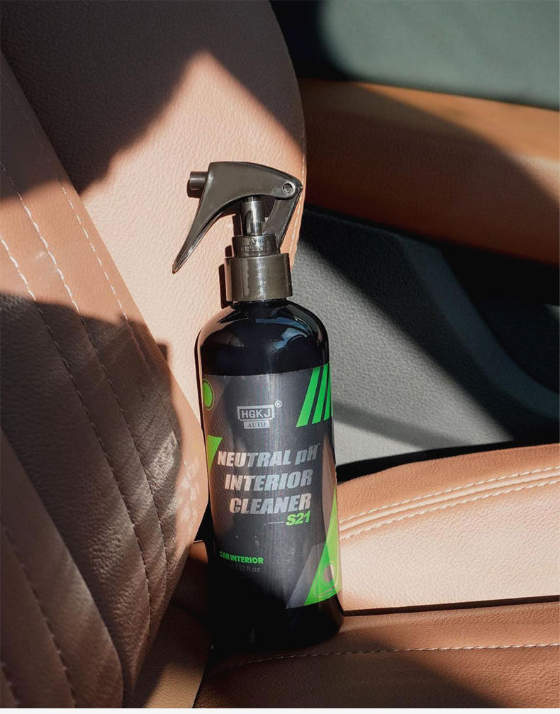 OEM C0764 HGKJ S21 neutral pH car cleaning interior plastic refreshing liquid leather repair dry foam spray foaming agent