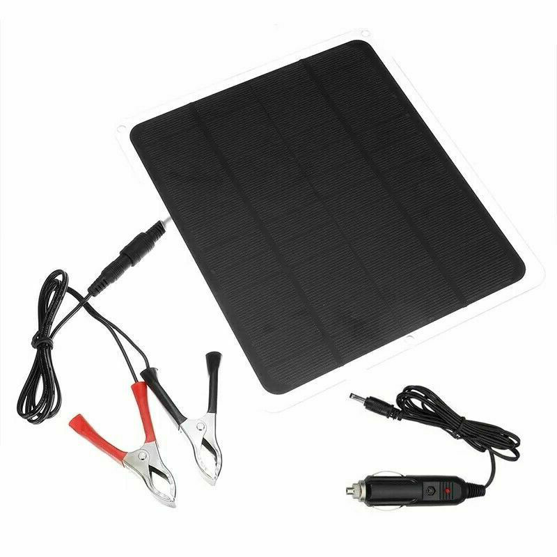 S0038 Solar Panel 12V Battery Charger System Maintainer Marine Boat RV Car Waterproof