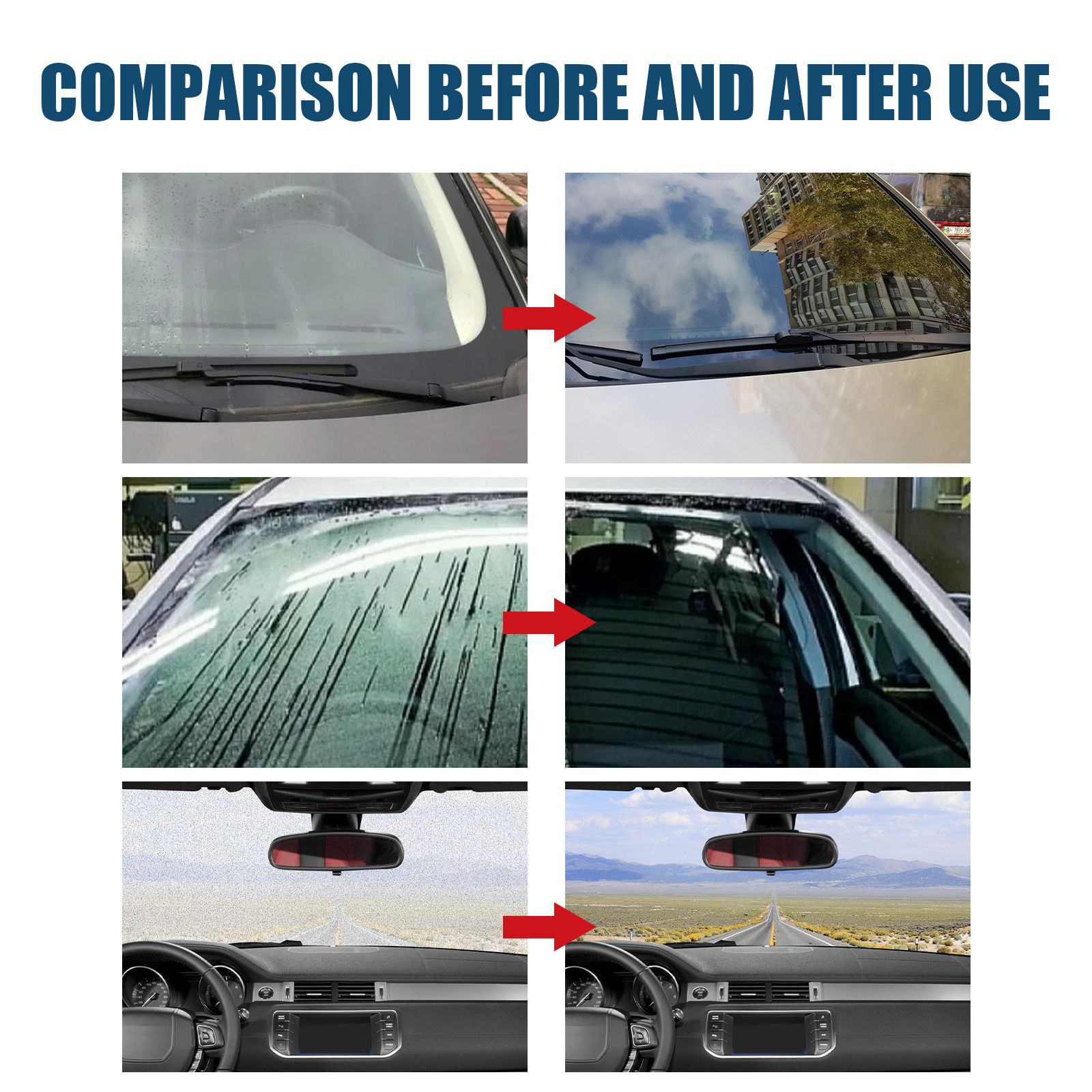 Auto glass anti fog agent anti rain agent windshield coating agent glass cleaning defogging waterproof spray