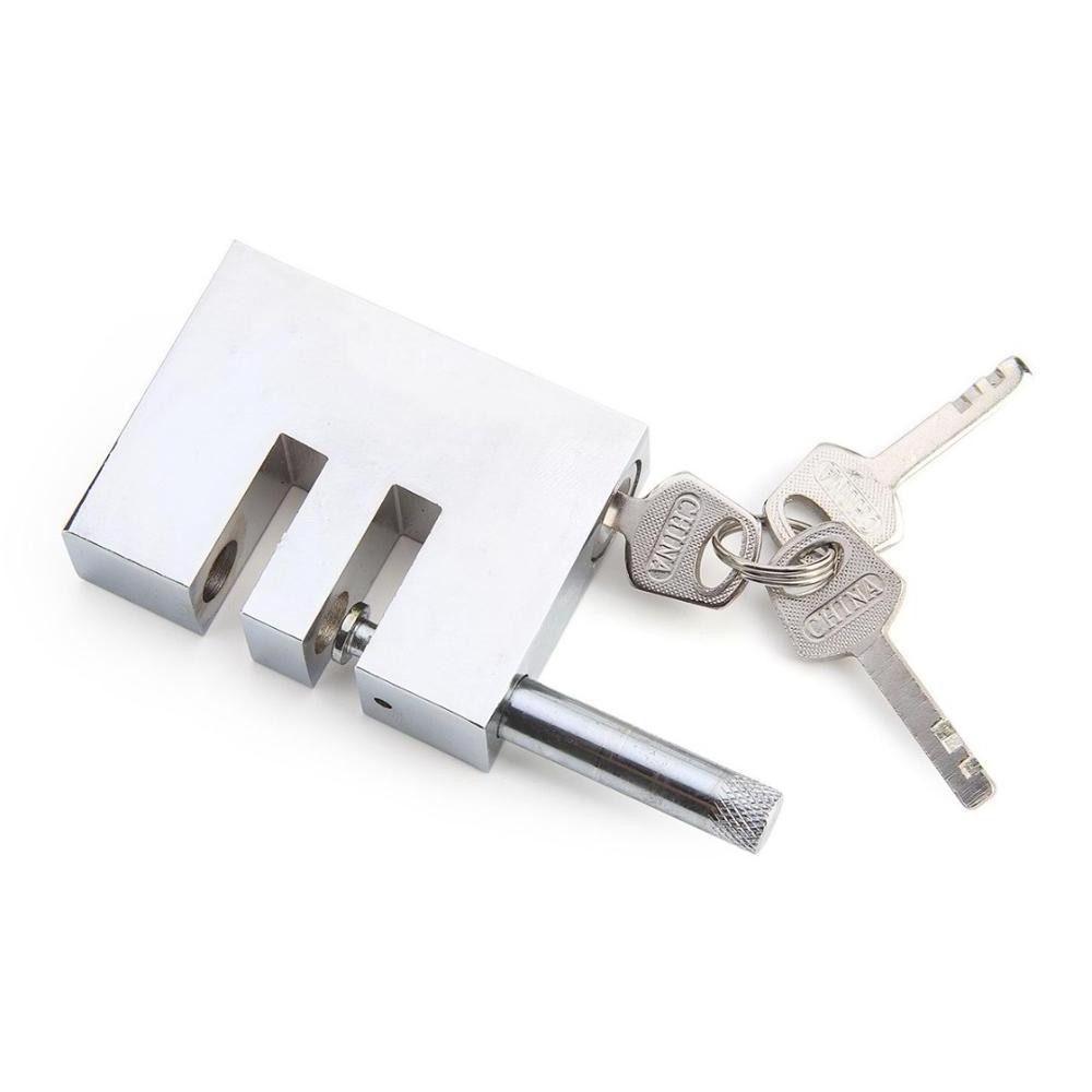 C0042 8 Holes Car Steel Brake Pedal Lock Clutch Lock Vehicle Security Anti-Theft Stainless Steel 8 Holes Car Clutch