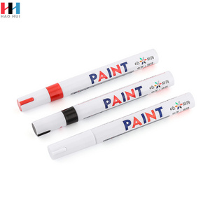 C0397 1 Piece Car Paint Pen Waterproof Car Wheel Tire Oily Painting Mark Pen Auto Rubber Tyre Tread CD Metal Permanent Paint