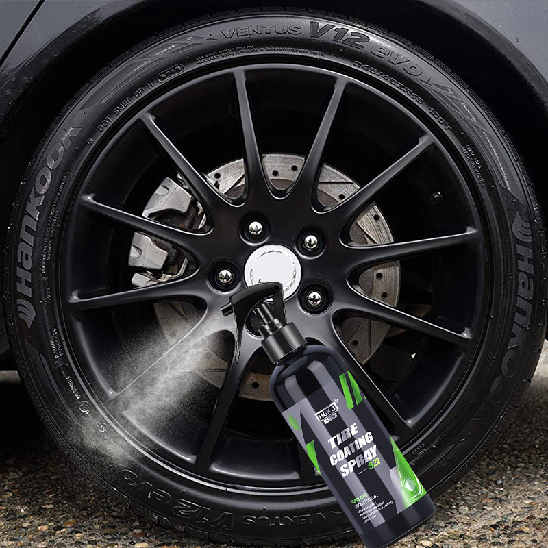 HGKJ S22 100ML Tire Coating Spray Tyre Gloss Hydrophobic Sealant Wax For Car Wheel Auto Care Re-black Shine Chemistry Filler