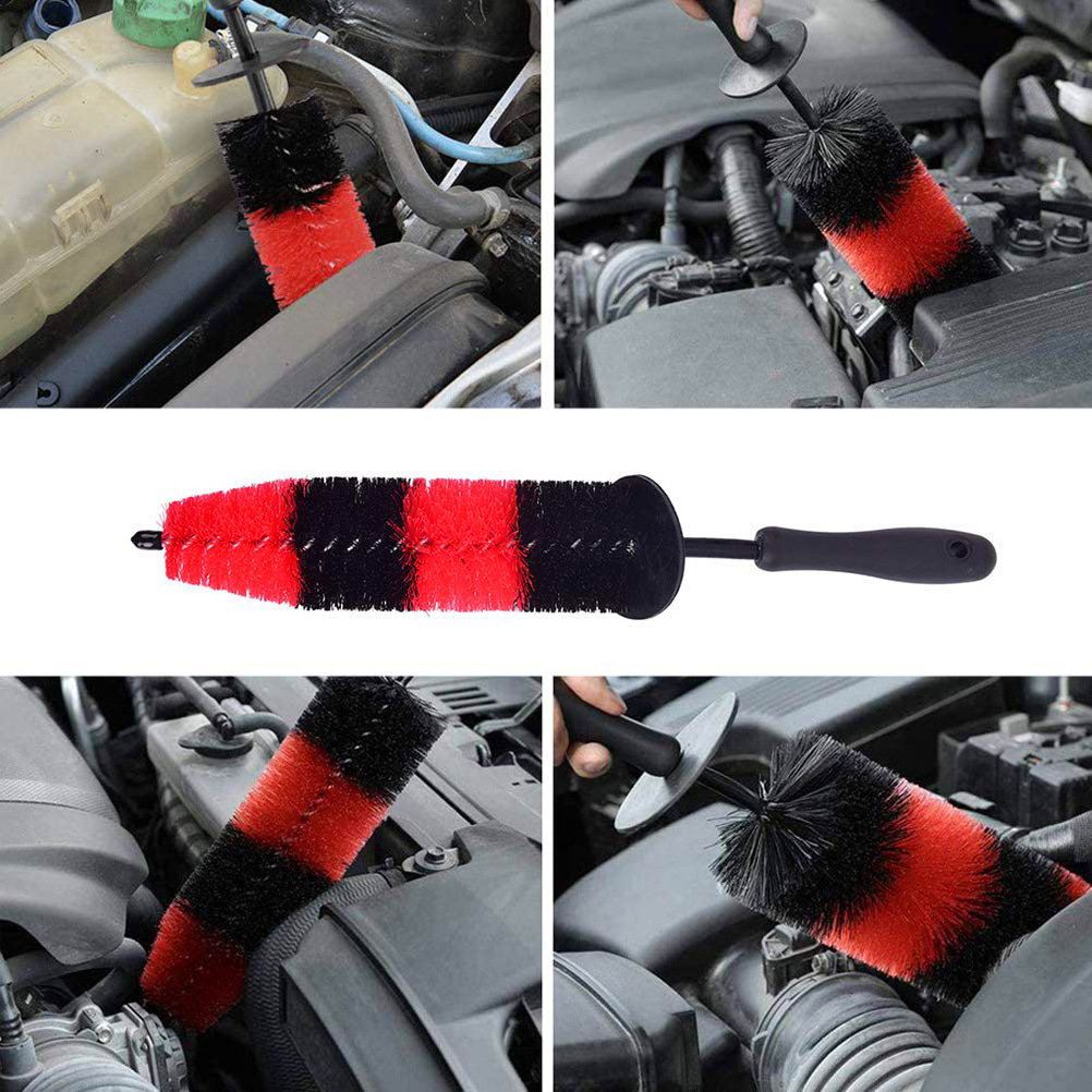 7Pcs Car Wheel Brush Set 17Inch Soft Bristle Tire Rim Brush  Car Detailing Brush Kit For Car Truck Bicycle Cleaning Tool